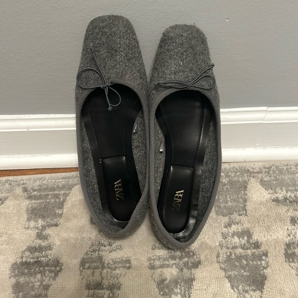 Used condition flats sweater material